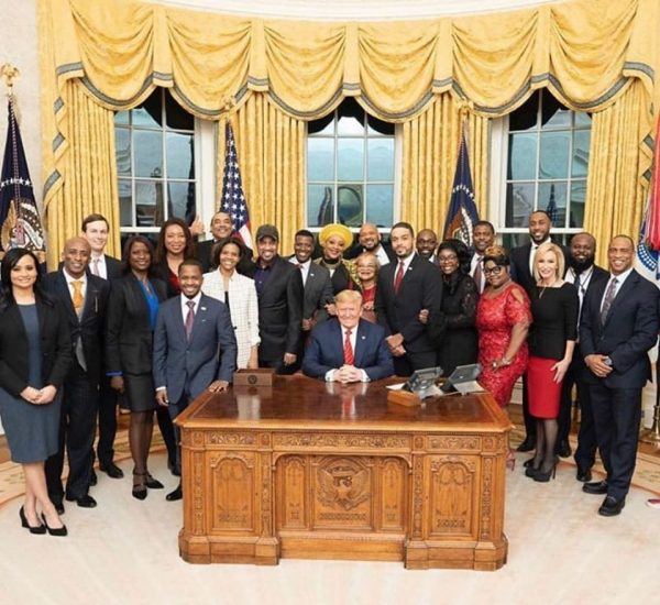 Stacy Washington goes to the Oval Office